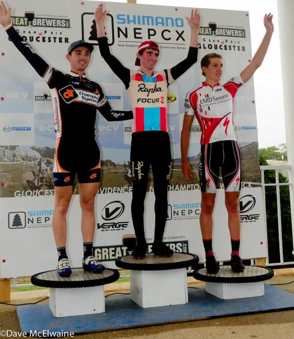 U-23 Podium with Zach MacDonald on the top step