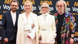 ABBA "Voyage" First Performance - Arrivals LONDON, ENGLAND - MAY 26: Björn Ulvaeus, Agnetha Fältskog, Anni-Frid Lyngstad and Benny Andersson attend the first performance of ABBA's "Voyage" at ABBA Arena on May 26, 2022 in London, England.