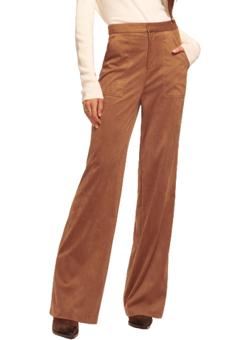 Ramy Brook Edwina trousers made of imitation suede 