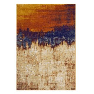 Stella Distressed Orange Rug