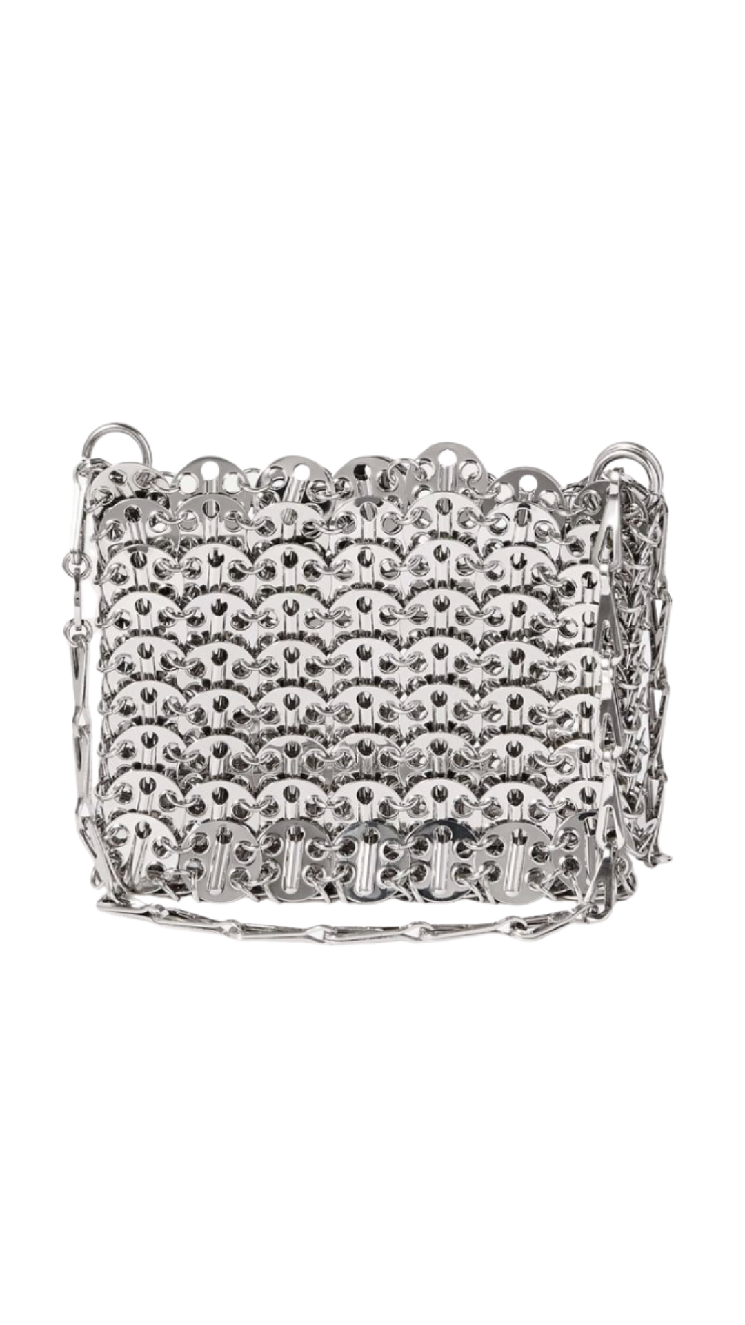 RABANNE, Nano 1969 Paillette-Embellished Chainmail Shoulder Bag