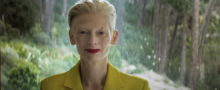 Tilda Swinton in 'The Room Next Door' wearing Lisa Eldridge Velvet Ribbon lipstick