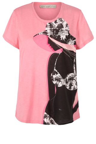 M&S Pink Silhouette T-Shirt, £15