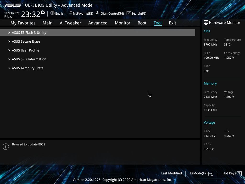 Asus Prime Z490M-Plus BIOS