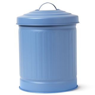 blue colour kitchen dustbin
