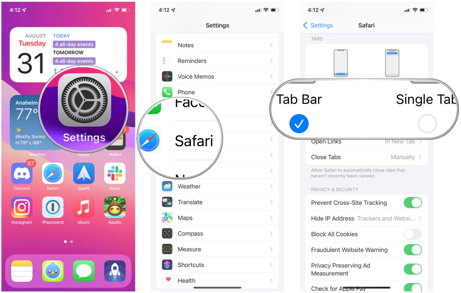 Как подключить сафари к интернету на айфоне How to change the Safari address bar on iPhone iMore