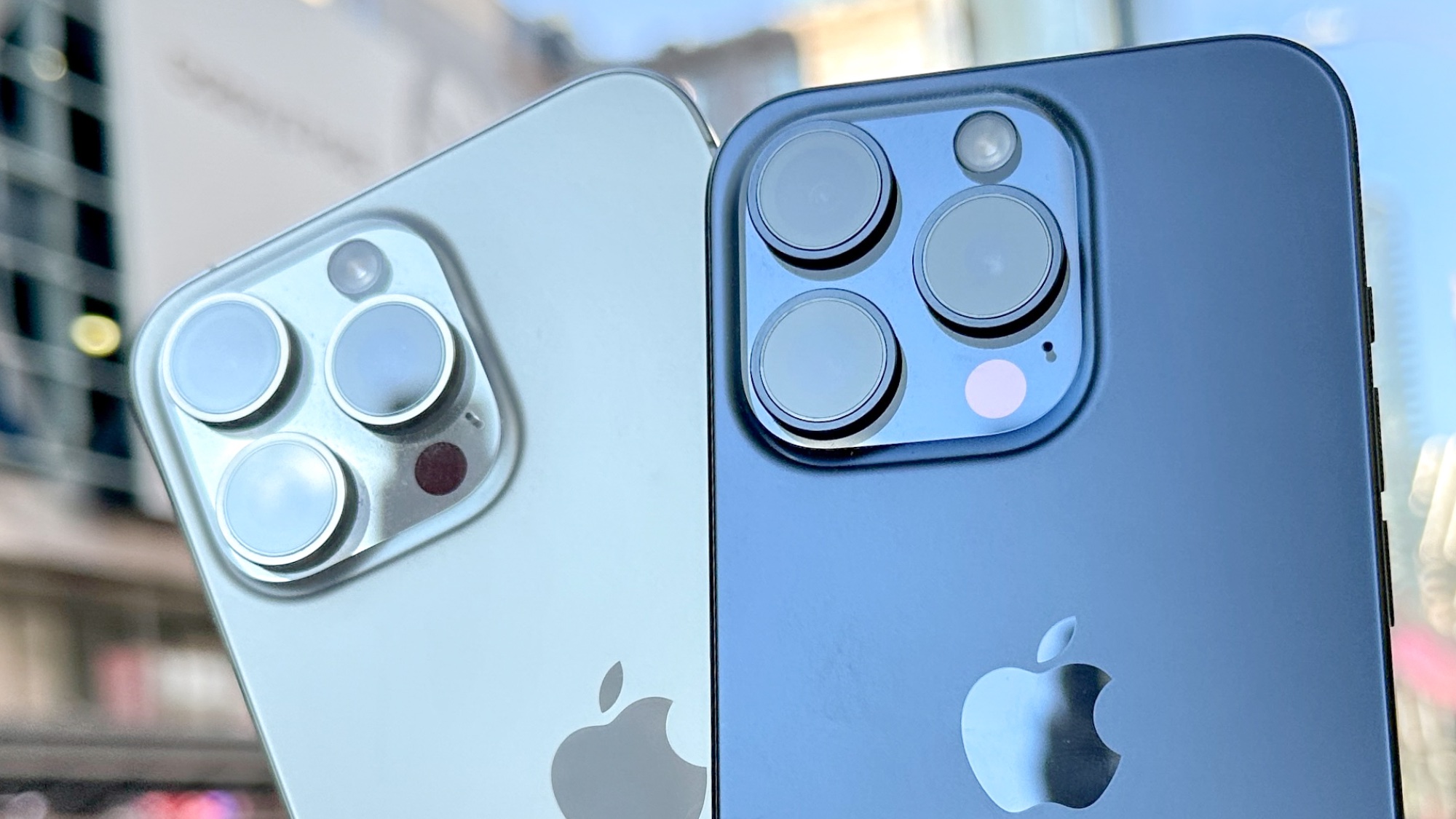iPhone 15 Pro Max and iPhone 15 Pro cameras