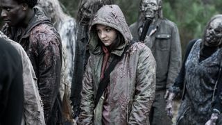 Cassady McClincy as Lydia in The Walking Dead season 11