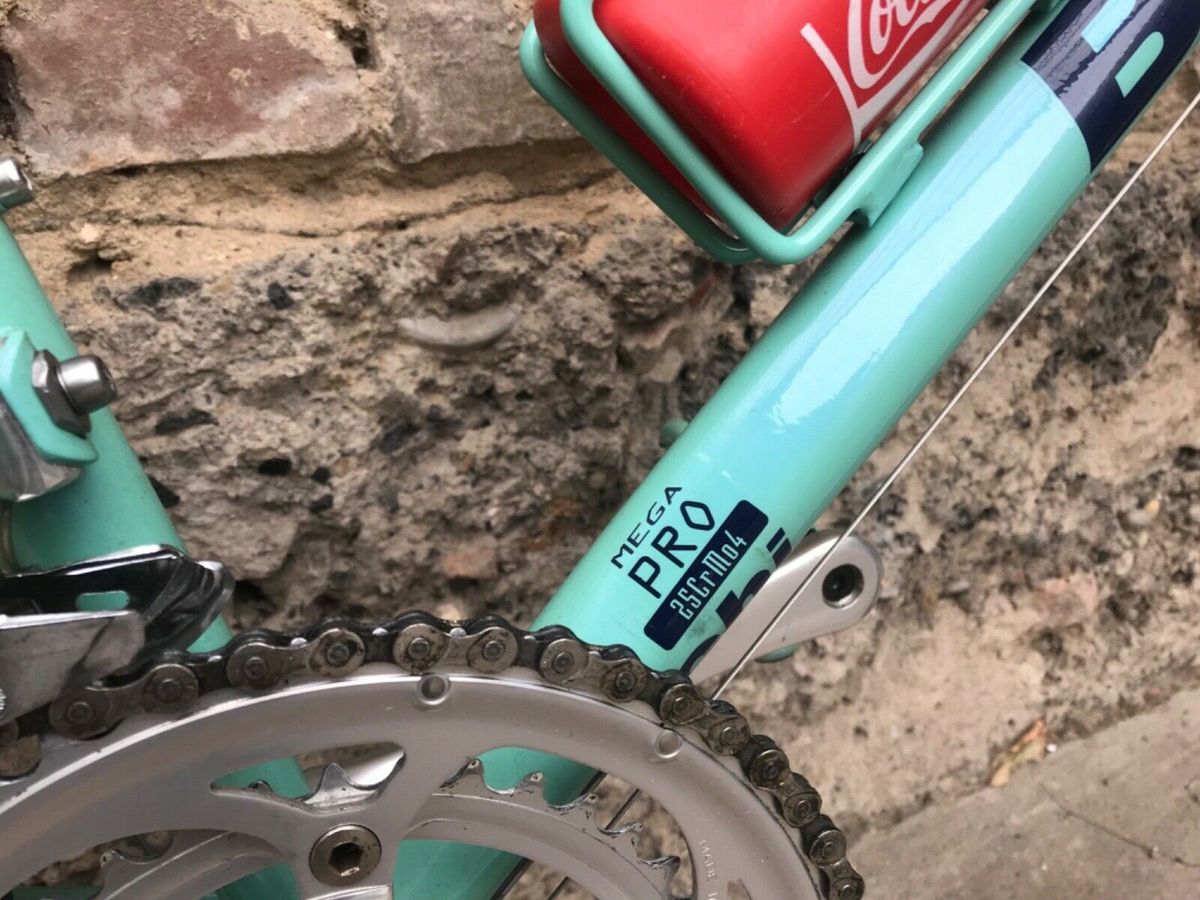 The downtube and chainset