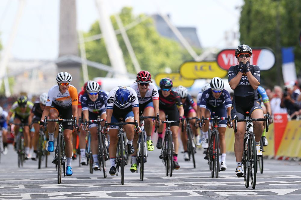 Chloe Hosking (Wiggle-High 5) wins La Course