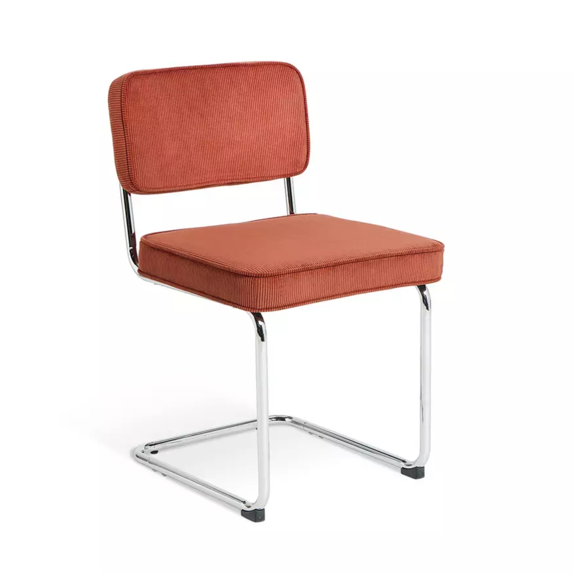 Habitat Enzu Metal Dining Chair - Rust