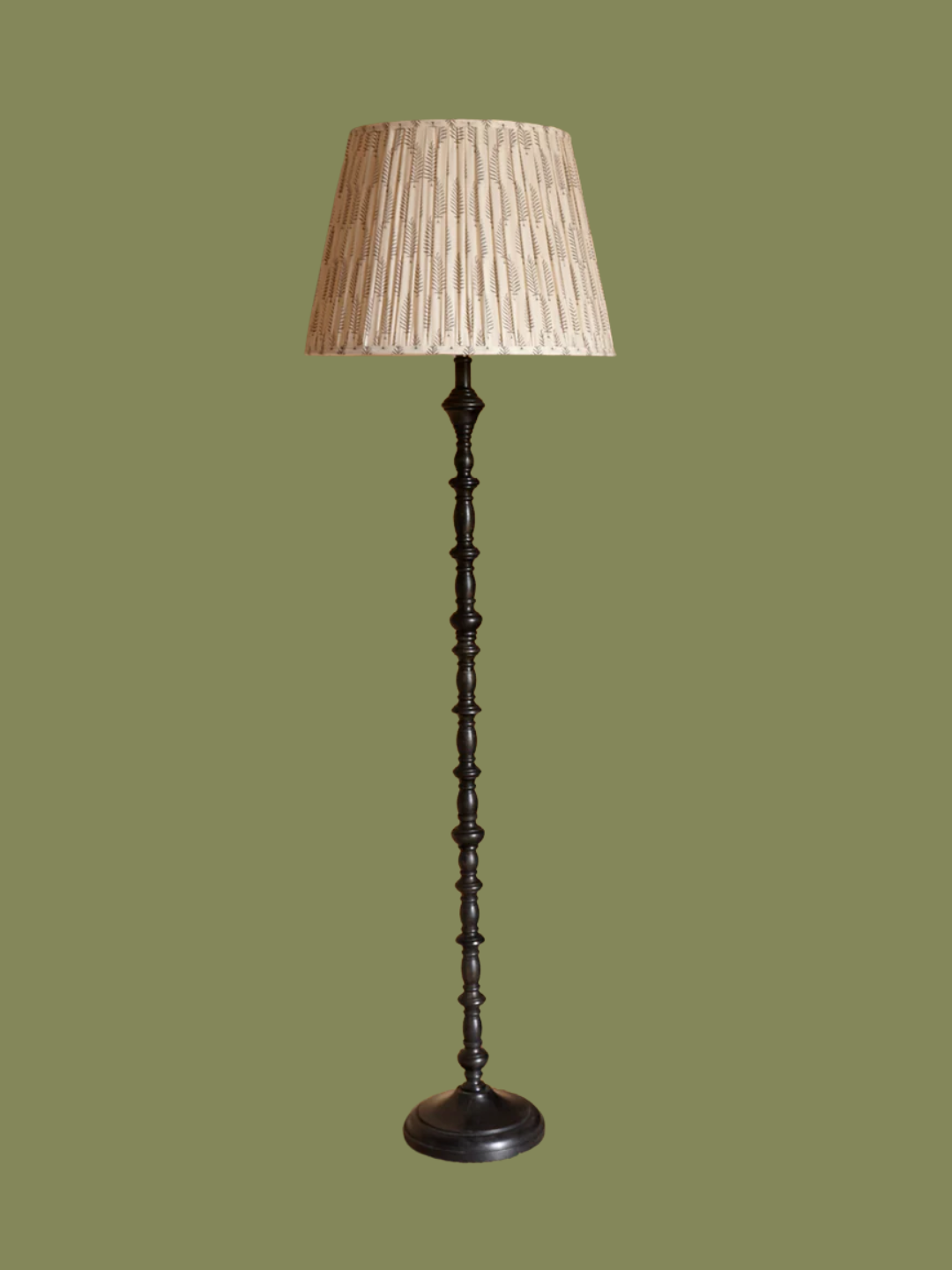 Pooky Lighting, Eclipse Floor Lamp in Silvery Black