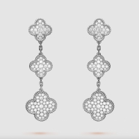 Magic Alhambra earrings, 3 motifs | $59,299 (£46,000) | Van Cleef &amp; Arpels