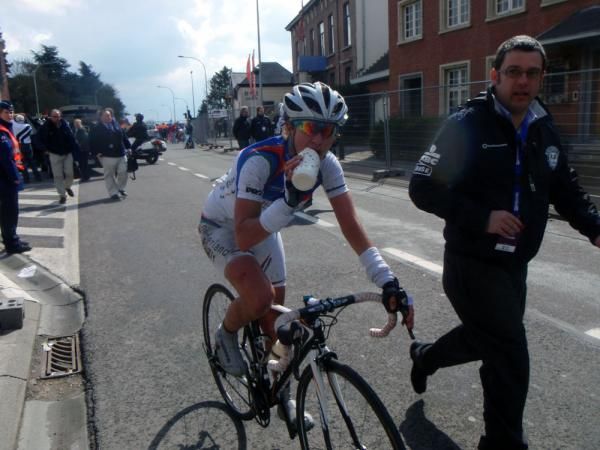World Cup leader Marianne Vos (Nederland Bloeit) finished second