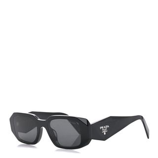 Prada Acetate Symbole Sunglasses Spr 17w Black