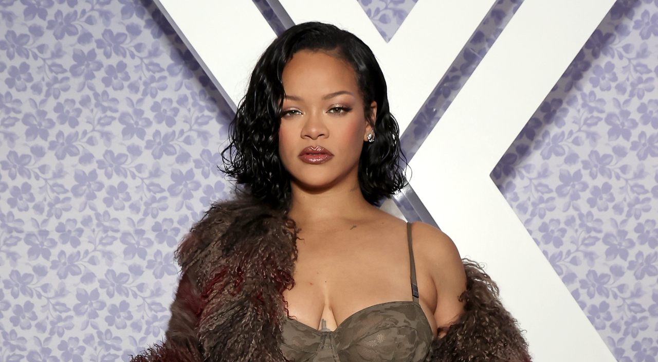 Rihanna attends the Savage X Fenty Celebration of Lavish Lace Debut at Nordstrom Century City on October 10, 2024 in Los Angeles, California. 