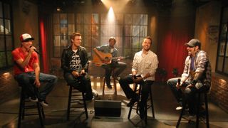 Nick Carter, Howie Dorough, AJ McLean and Brian Littrell of The Backstreet Boys