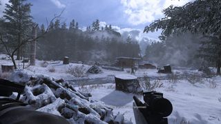 Soldats luttant dans la neige sur une carte de Modern Warfare 3
