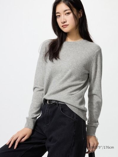 100% Cashmere Crew Neck Jumper