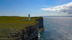 Noup Head lighthouse on Westray.