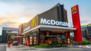 The exterior of a McDonald's restaurant in Taiwan