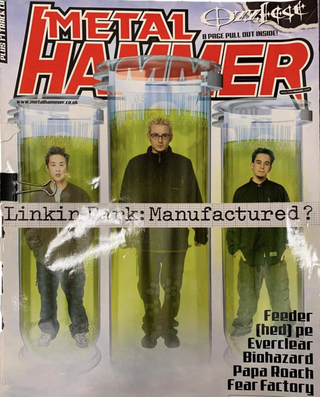 Linkin Park on the cover of Metal Hammer