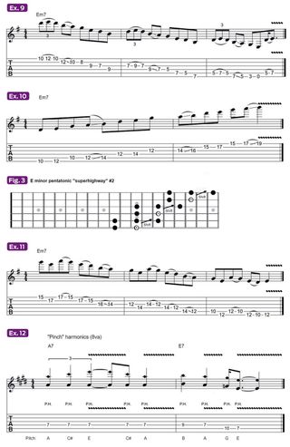Billy Gibbons lesson examples 9-12