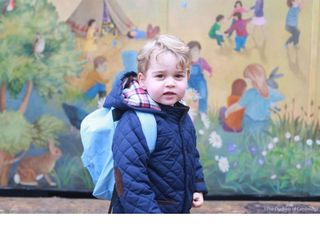 Prince George's First Day At School