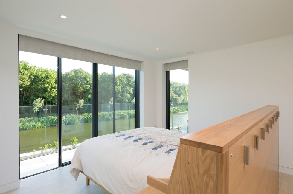 Bedroom with balcony