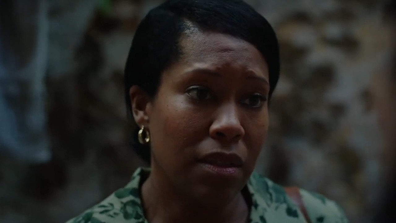 Regina King making a plea for her family in If Beale Street Could Talk