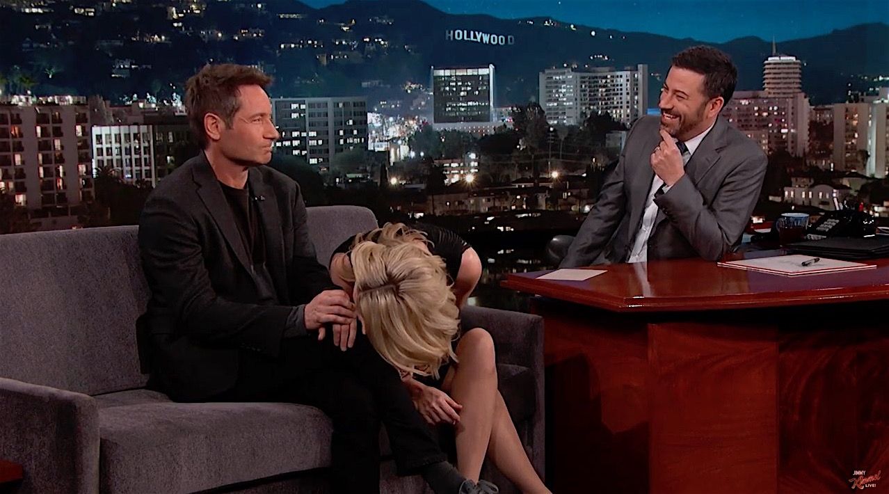 Gillian Anderson tries to explain why she hated David Duchovny while filming The X-Files