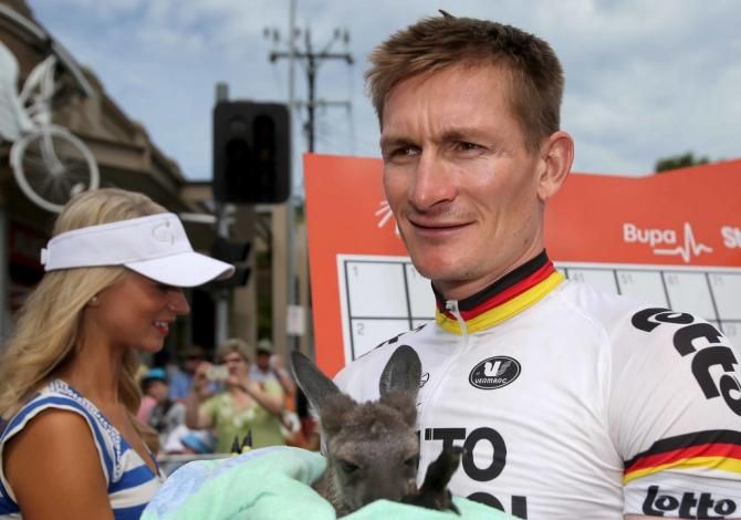 Andr&eacute; Greipel with a joey