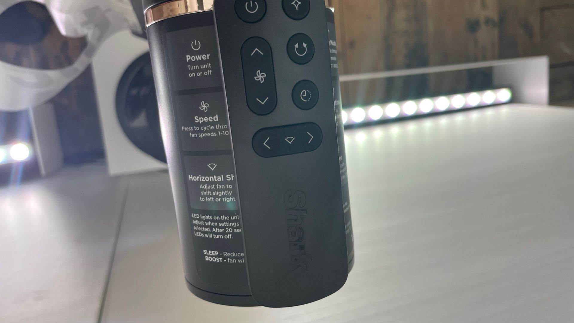 Shark Turbo Blade Fan remote