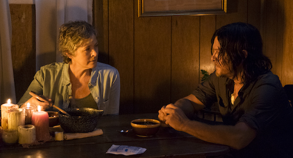 the walking dead daryl and carol talking