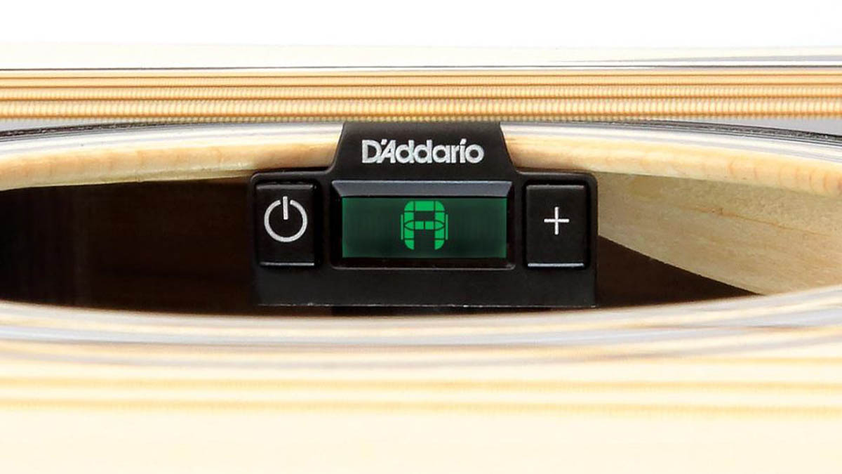 Best clip-on guitar tuners: D'Addario PW-CT-15 NS Micro Soundhole Tuner