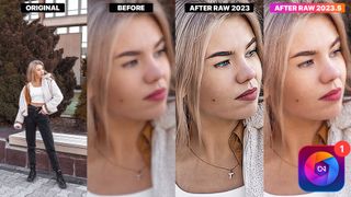 ON1 photo raw update showing face recovery AI