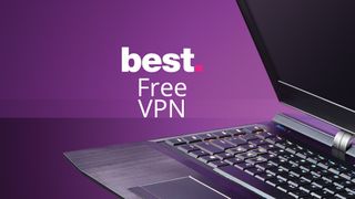 The words "Best Free VPN" next to a laptop computer