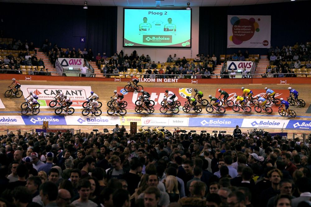 Scenes from the 78th Six Days Gent 2018 at Kuipke Track Velodrome
