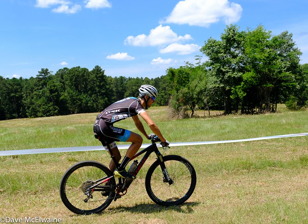 Payson McElveen (Ridebiker Alliance) riding to a 7th place finish.