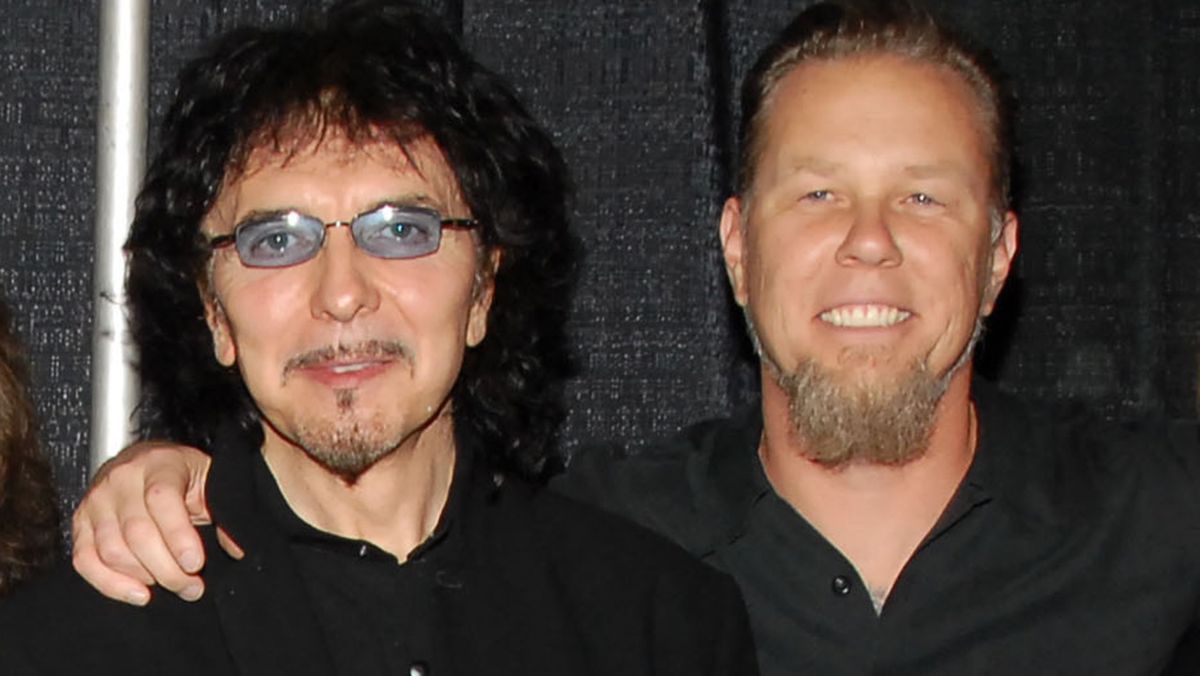 Tony Iommi and James Hetfield