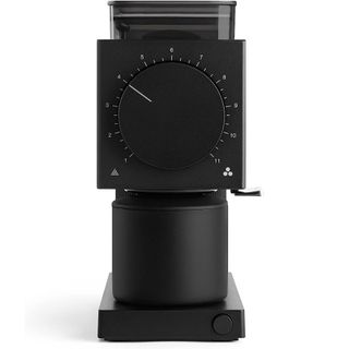 Fellow Ode coffee grinder on a white background