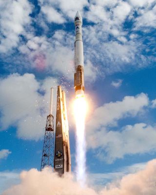 A United Launch Alliance Atlas 5 rocket launches the classified NROL-38 spy satellite into orbit from Space Launch Complex-41 at the Cape Canaveral Air Force Station in Florida on June 20, 2012. Liftoff occurred at 8:28 a.m. EDT.