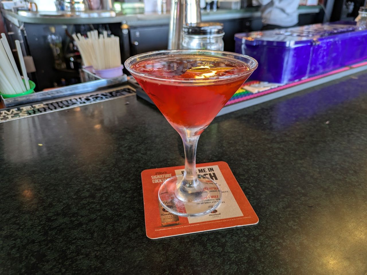 Negroni shot by Pixel 8a