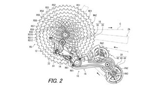Sram patent application drawing for a new rear derailleur