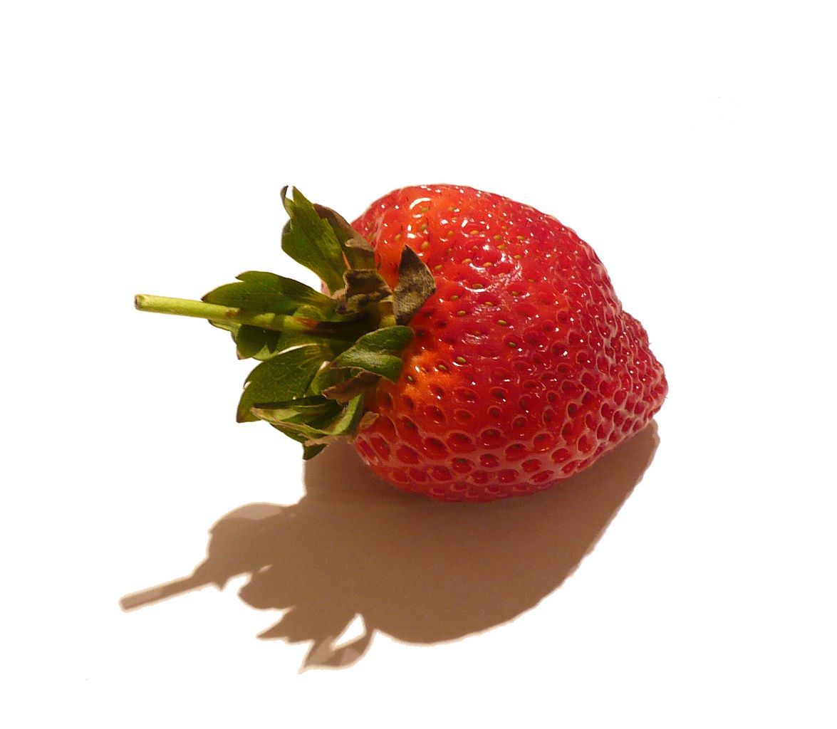 Single Red Strawberry