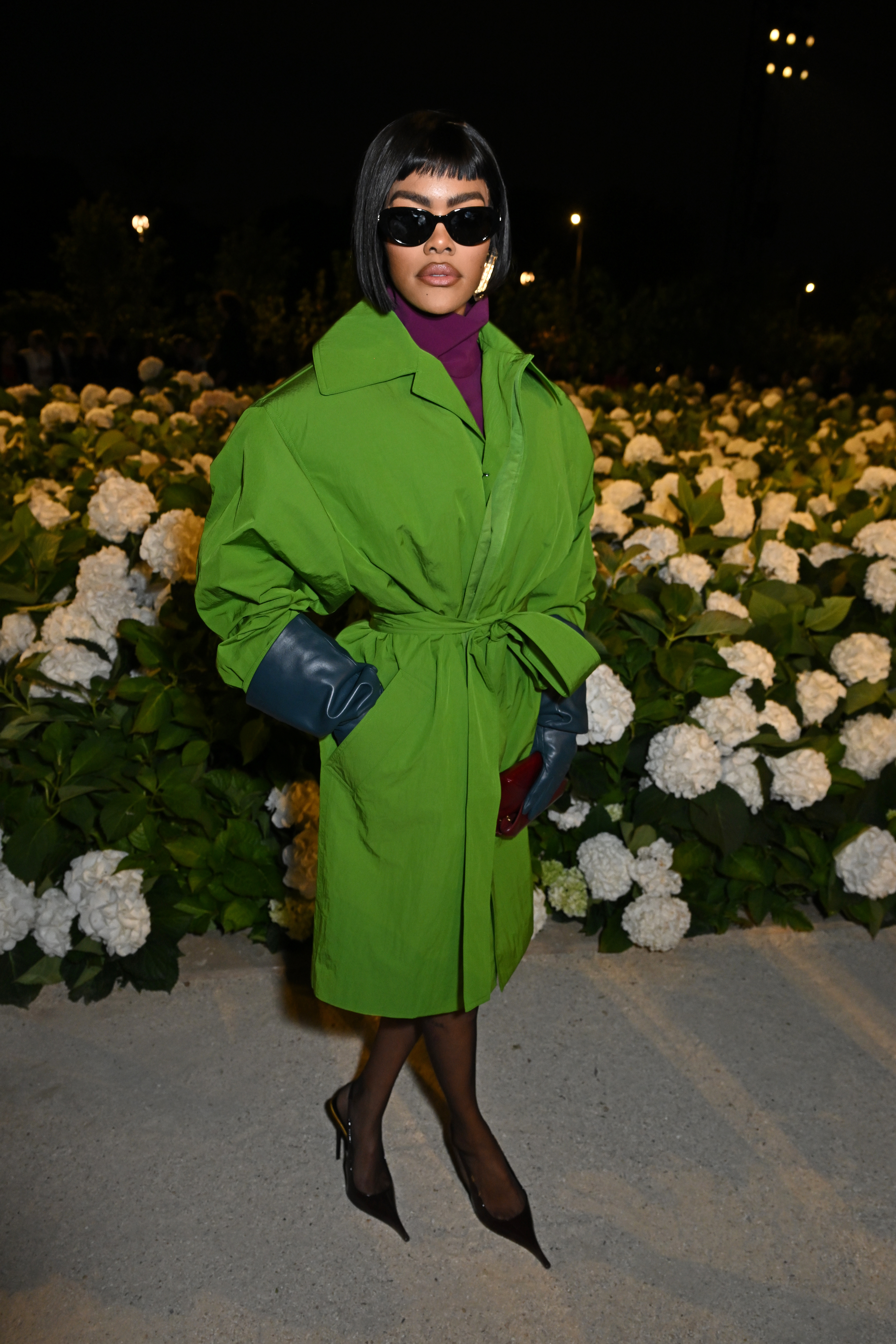 Teyana Taylor at the Spring 2026 Saint Laurent show