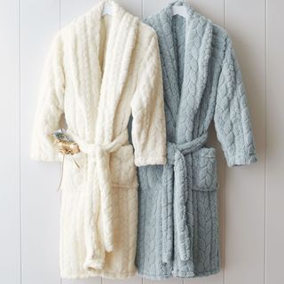 Two Cable Plush Robes