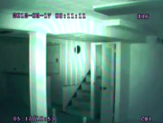The "haunted house" in which paranormal investigators filmed a bowling pin toppling over, seemingly of its own accord.