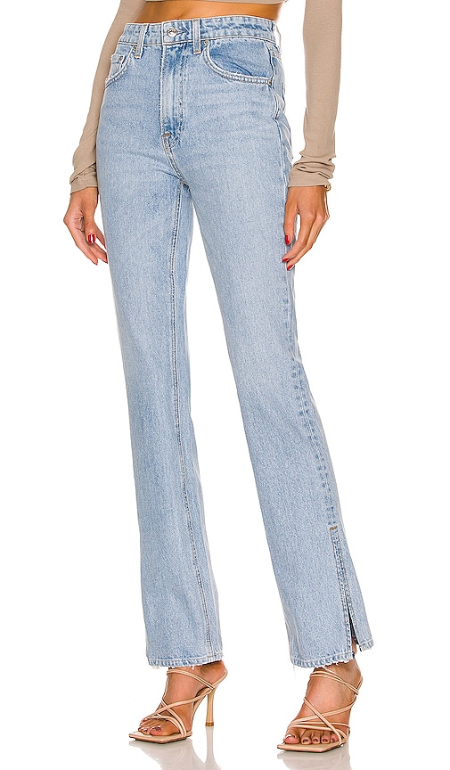 Harlow High Rise Boot Slit Jeans