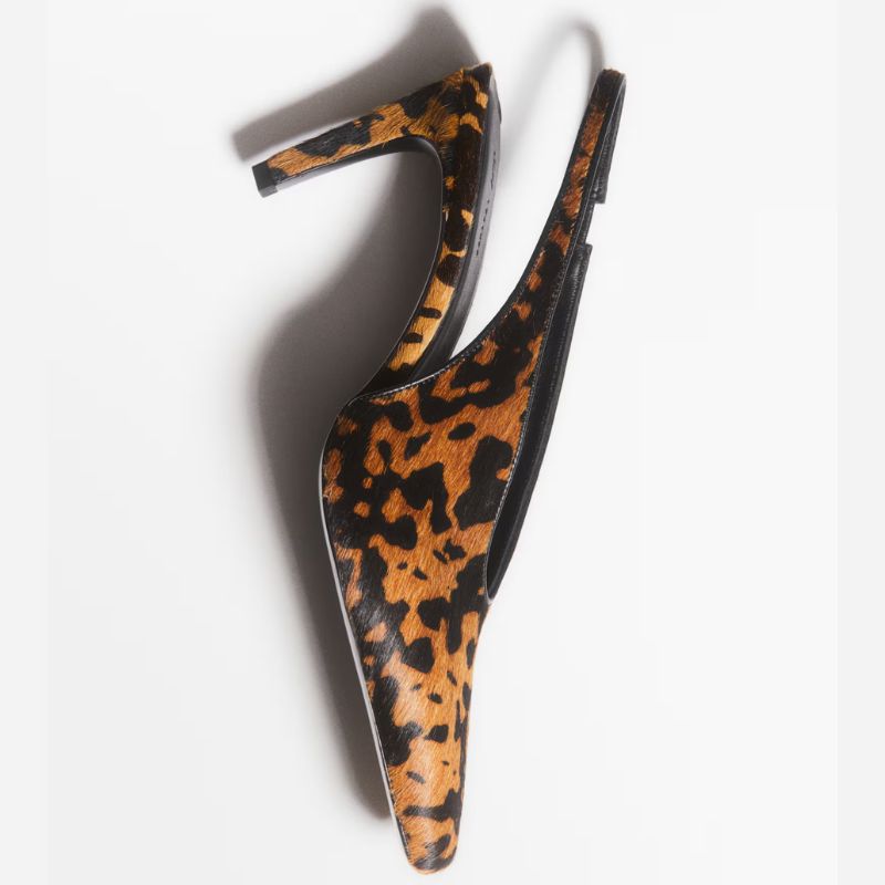 H&amp;amp;M leopard print heels